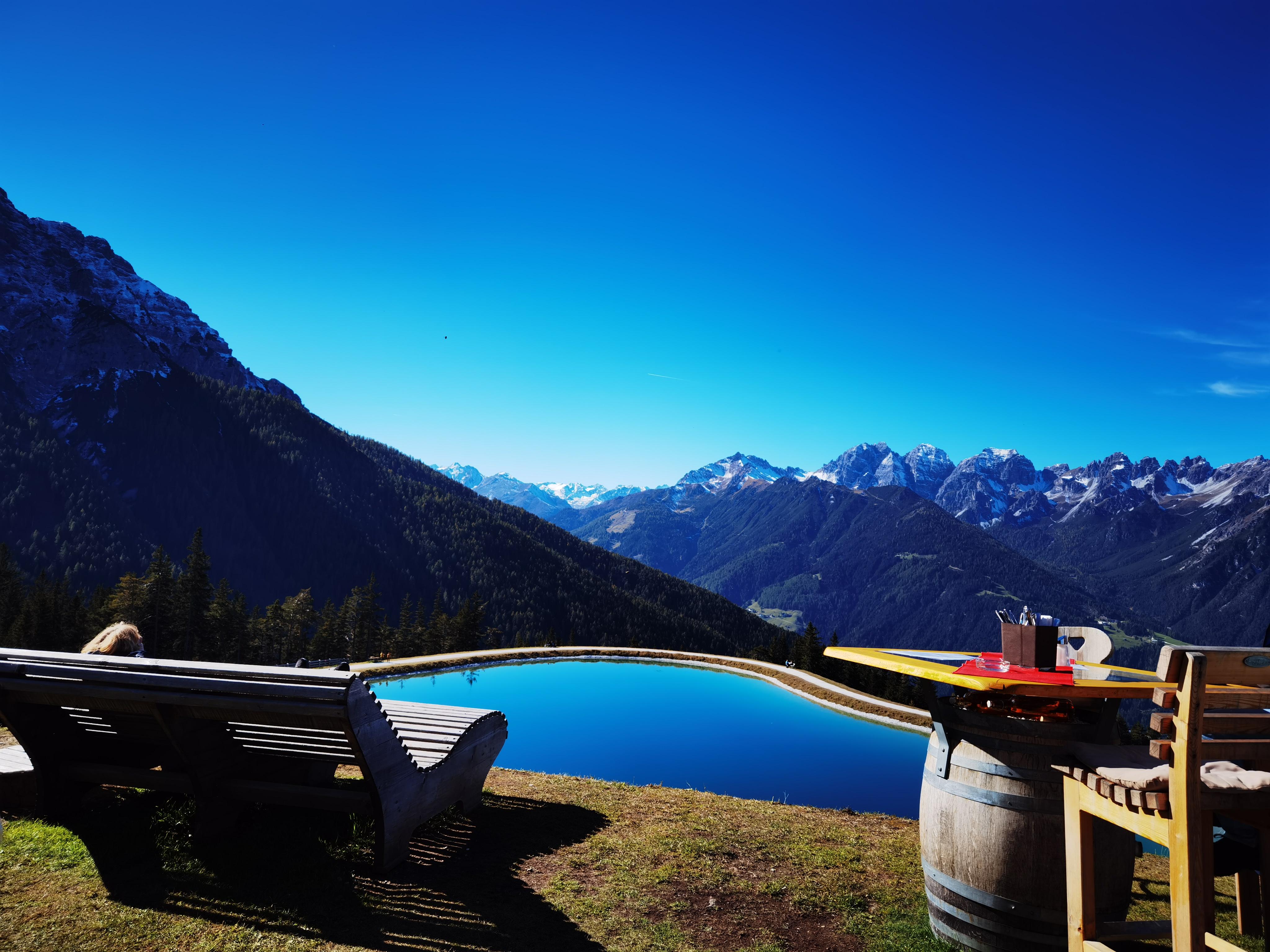 Blick auf die Bergwelt rund um Haus Vogelsberger